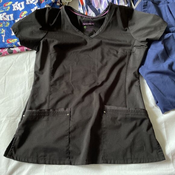 Scrubs Size Small S Tops Nurse Floral Bright Prints Medical School Lot of 11 - Picture 4 of 12